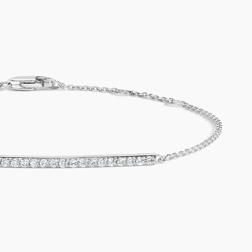 Pırlanta Çizgisi Model 0.50 Karat Yuvarlak Kesim Laboratuvar Pırlanta Bileklik 18K - Bold Diamonds