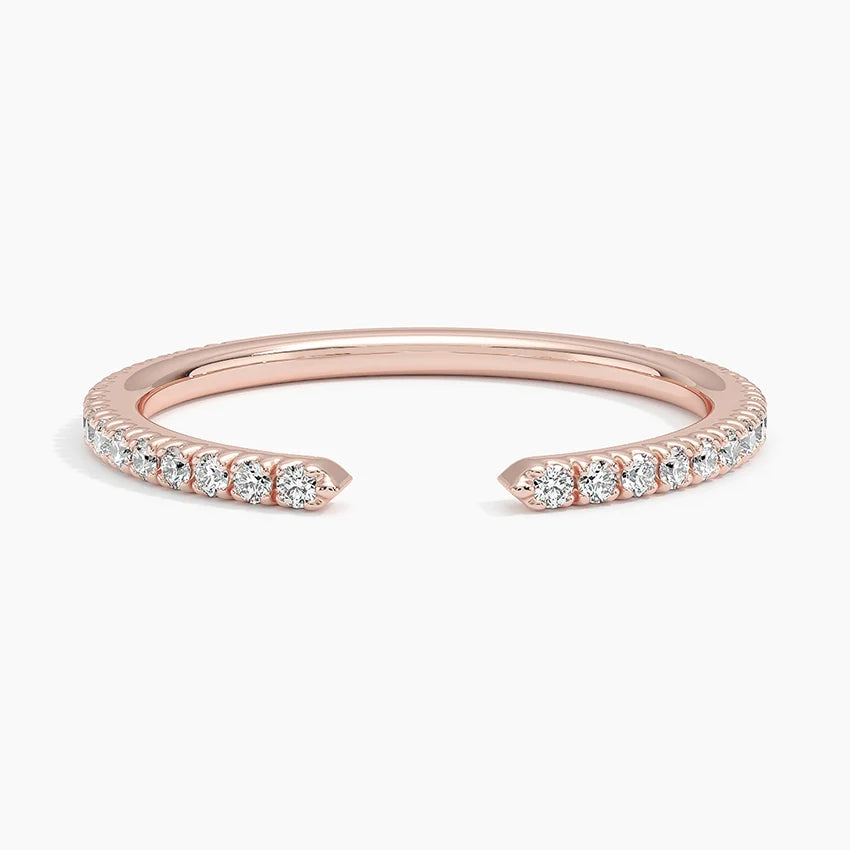 Özel Tasarım Tamamlayıcı 0.25 Karat Yuvarlak Kesim Laboratuvar Pırlanta Yüzük 18K - Bold Diamonds