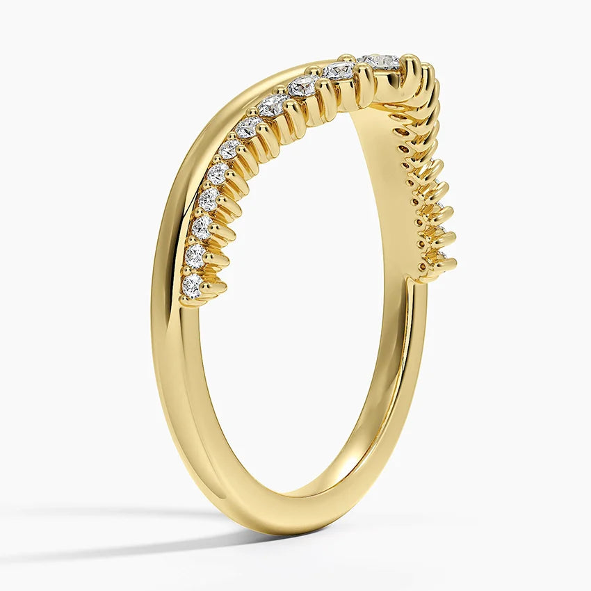 Yarım Tur 0,25 Karat Yuvarlak Kesim Laboratuvar Pırlanta Yüzük 18K - Bold Diamonds