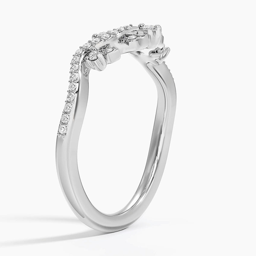 Tamamlayıcı 0,25 Karat Yuvarlak Kesim Laboratuvar Pırlanta Yüzük 18K - Bold Diamonds