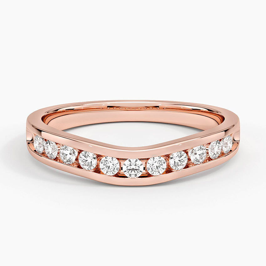 Alyans 0,25 Karat Yuvarlak Kesim Laboratuvar Pırlanta Yüzük 18K - Bold Diamonds