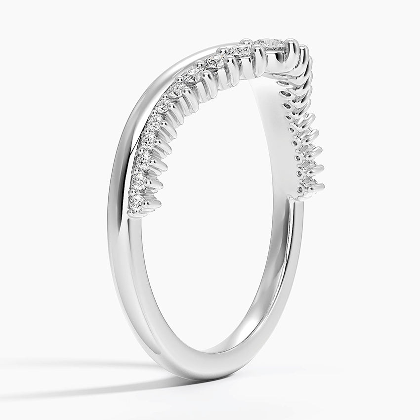 Yarım Tur 0,25 Karat Yuvarlak Kesim Laboratuvar Pırlanta Yüzük 18K - Bold Diamonds