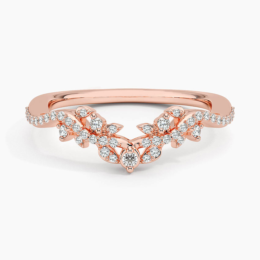 Tamamlayıcı 0,25 Karat Yuvarlak Kesim Laboratuvar Pırlanta Yüzük 18K - Bold Diamonds