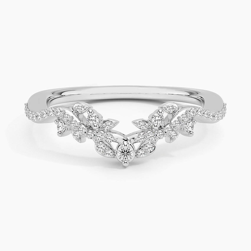 Tamamlayıcı 0,25 Karat Yuvarlak Kesim Laboratuvar Pırlanta Yüzük 18K - Bold Diamonds