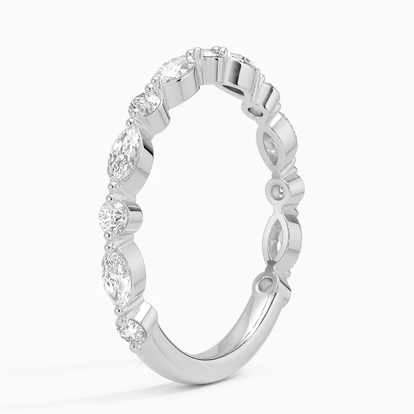 Pırlanta Yüzük 0.50 Karat Yuvarlak Kesim Laboratuvar Pırlanta Yüzük 18K - Bold Diamonds