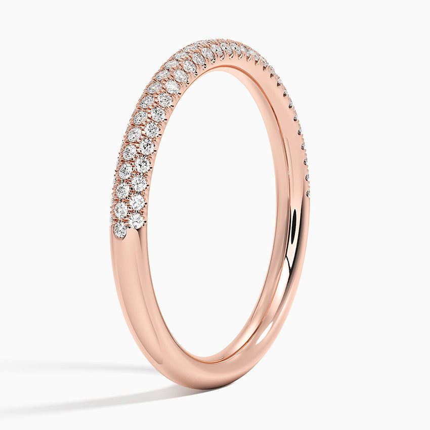 Yarım Tur 0,50 Karat Yuvarlak Kesim Laboratuvar Pırlanta Yüzük 18K - Bold Diamonds