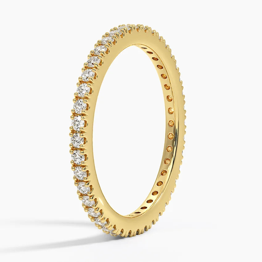 Tam Tur 0.50 Karat Yuvarlak Kesim Laboratuvar Pırlanta Yüzük 18K - Bold Diamonds