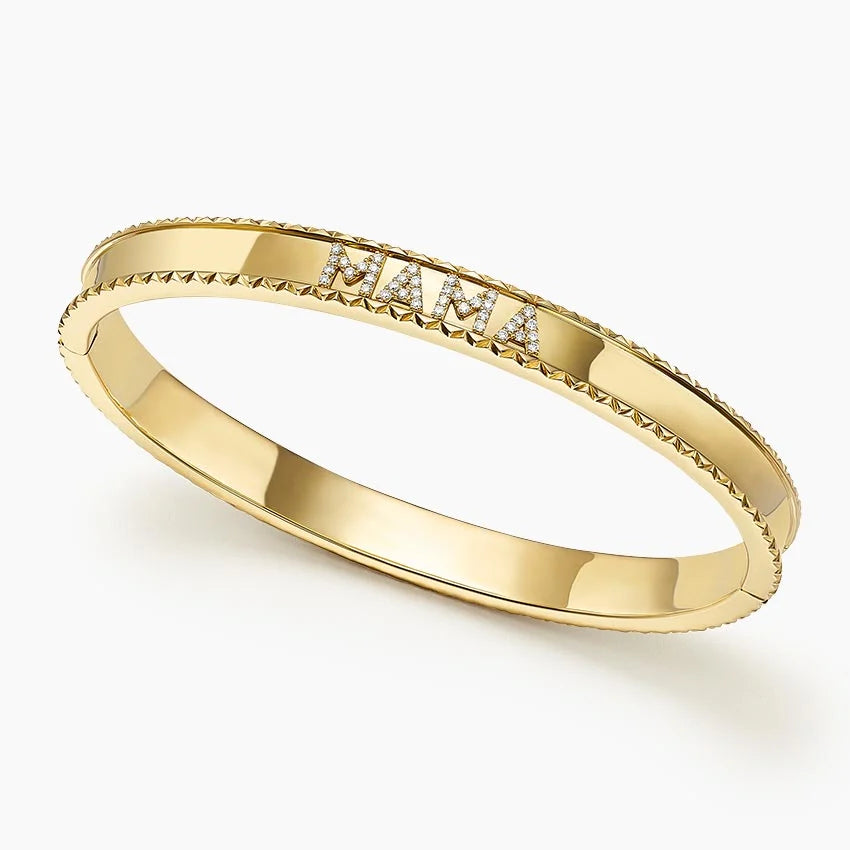 Özel varyasyon 1.00 Karat Yuvarlak Kesim Laboratuvar Pırlanta Bileklik 18K - Bold Diamonds
