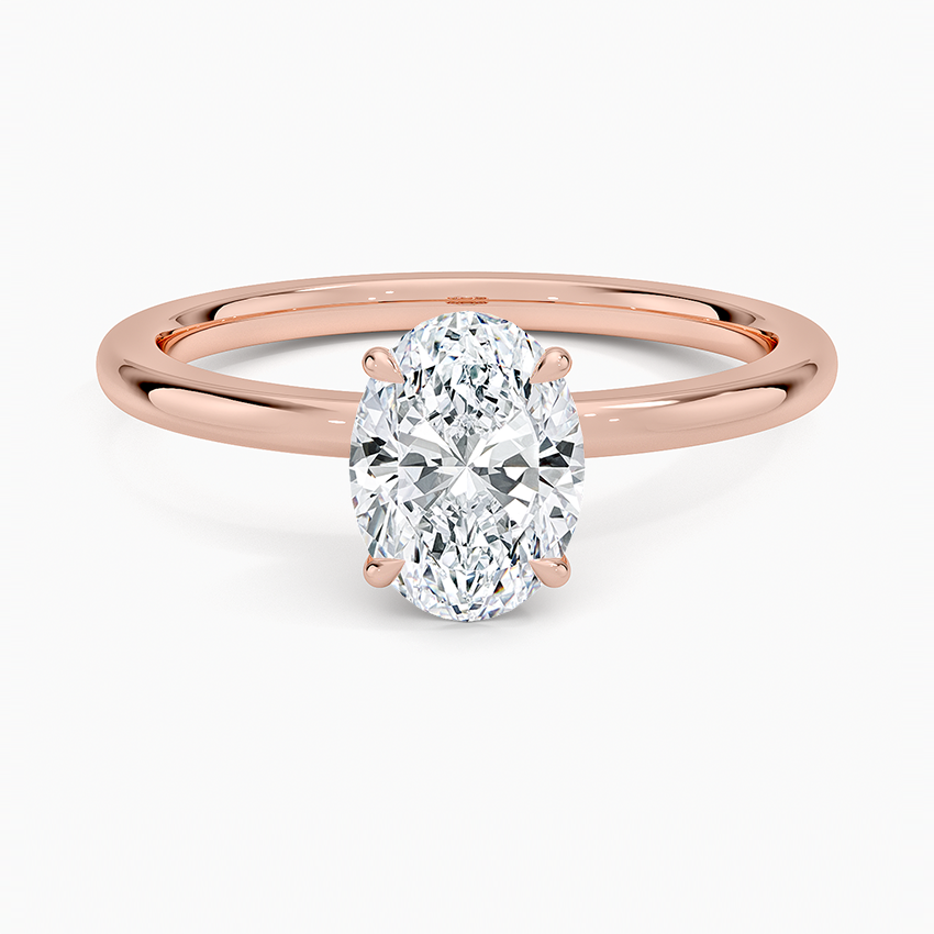 1.60 Carat Princess Halo Design Solitaire Lab Diamond Ring 18K - Florina