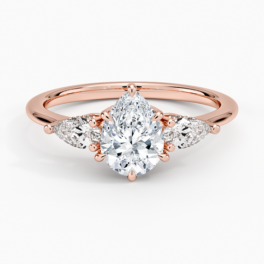 1.60 Carat Princess Halo Design Solitaire Lab Diamond Ring 18K - Florina