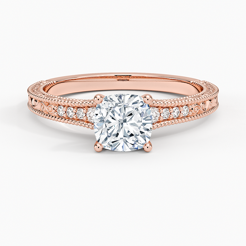1.60 Carat Princess Halo Design Solitaire Lab Diamond Ring 18K - Florina