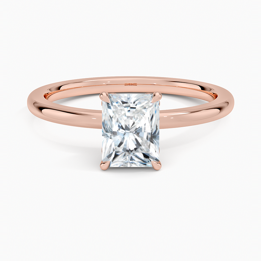 1.60 Carat Princess Halo Design Solitaire Lab Diamond Ring 18K - Florina