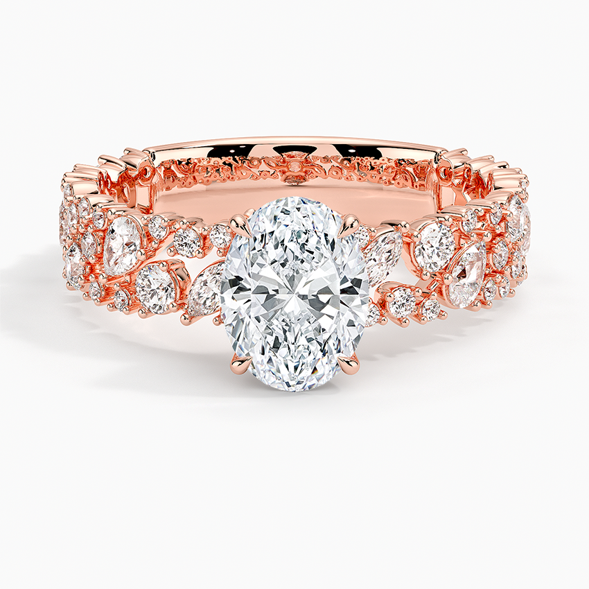 2.00 Oval Kesim Özel Tasarım Tektaş Laboratuvar Pırlanta Yüzük - Aylora