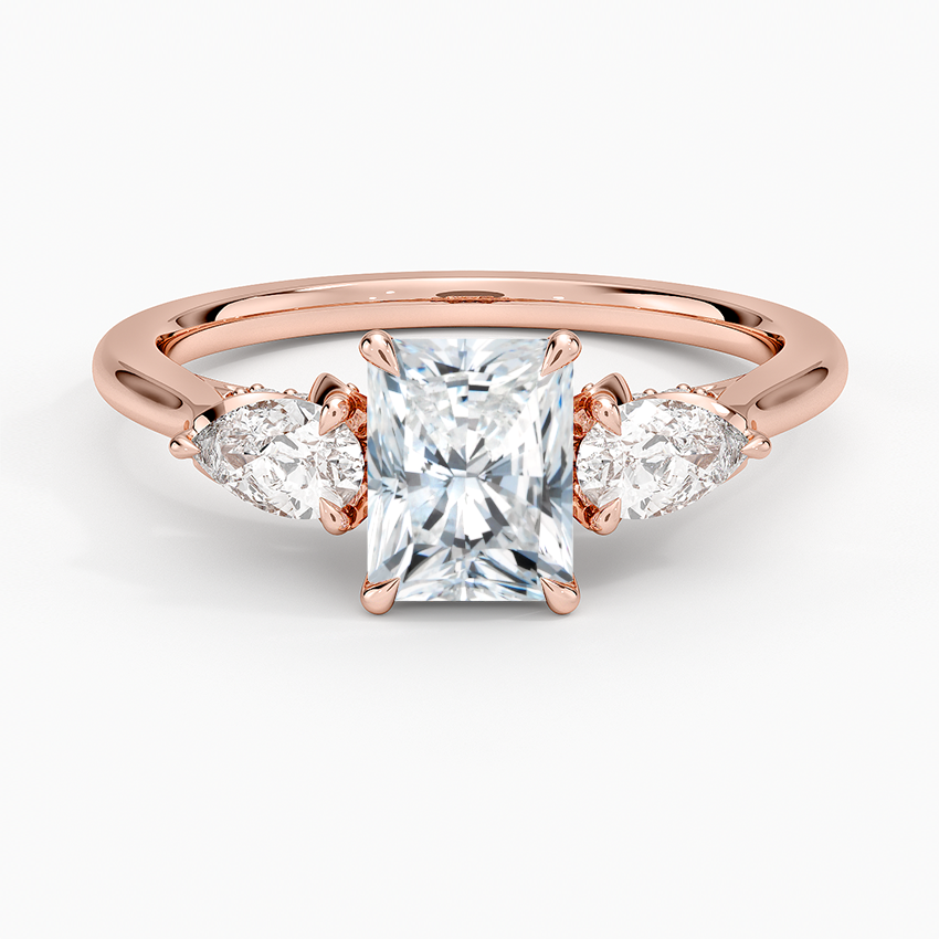 1.60 Carat Princess Halo Design Solitaire Lab Diamond Ring 18K - Florina
