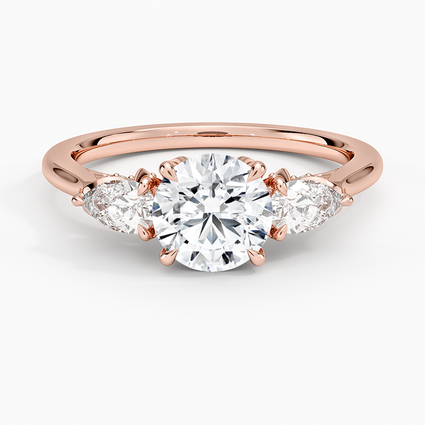 1.60 Carat Princess Halo Design Solitaire Lab Diamond Ring 18K - Florina
