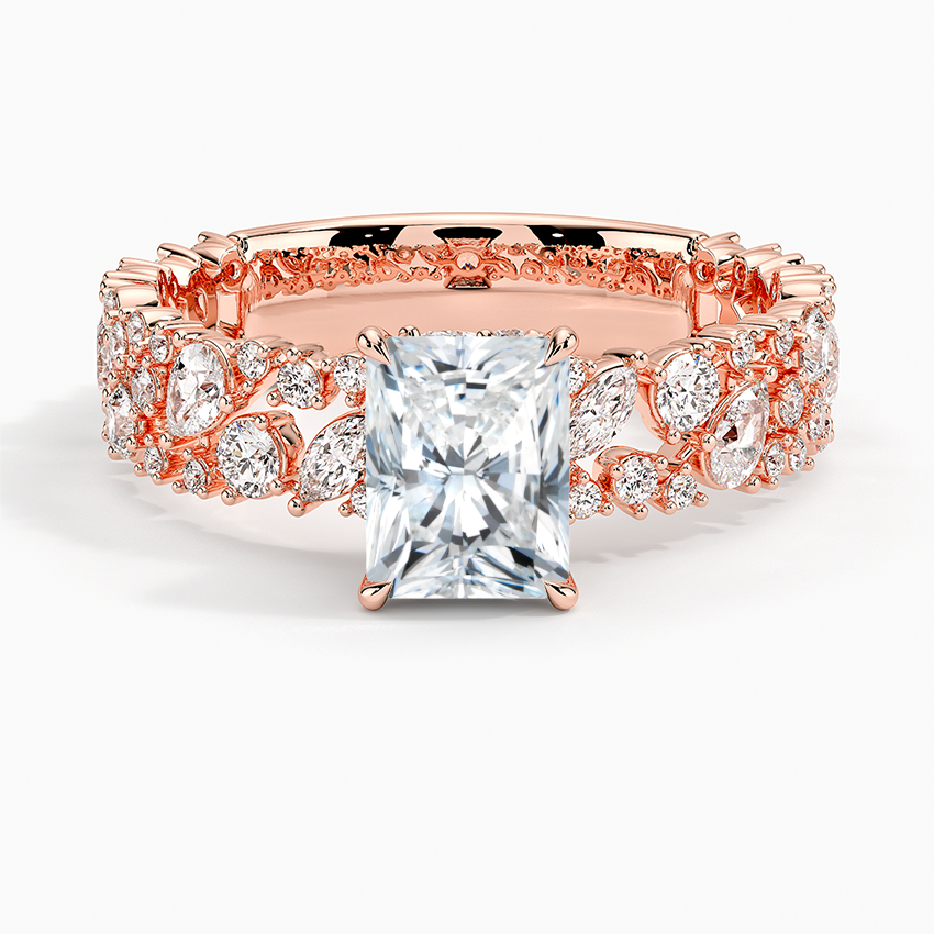 2.00 Radiant Kesim Özel Tasarım Tektaş Laboratuvar Pırlanta Yüzük - Aylora