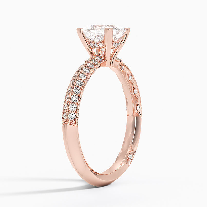 1.50 Prenses Kesim Yarım Tur Tasarım Tektaş Laboratuvar Pırlanta Yüzük - Selara