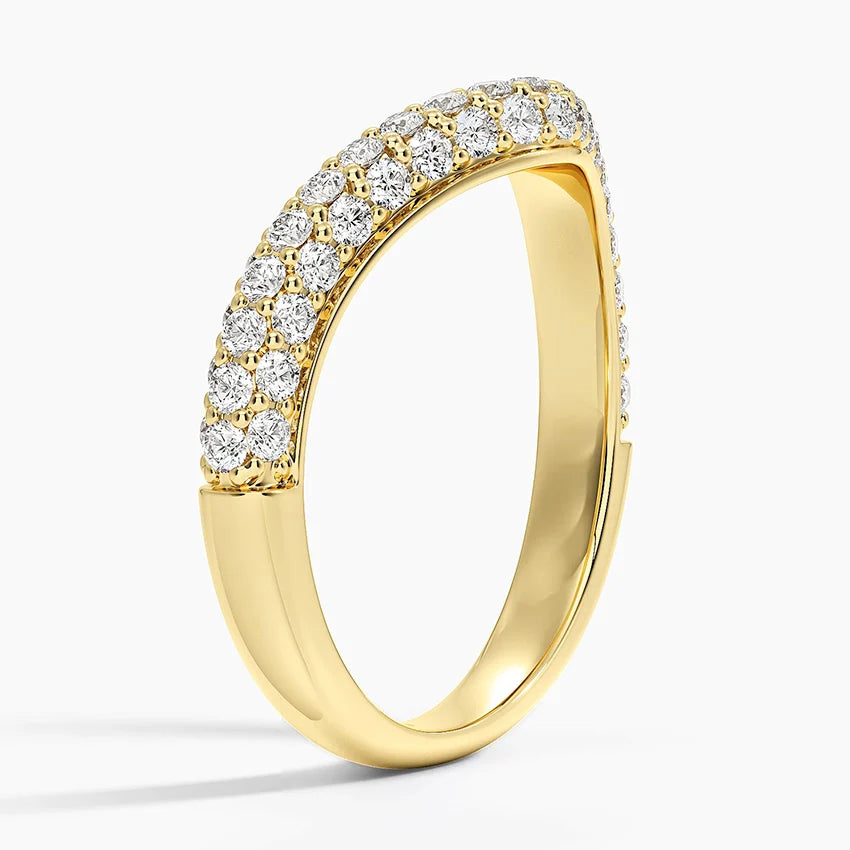 Tamamlayıcı 1,00 Karat Yuvarlak Kesim Laboratuvar Pırlanta Yüzük 18K - Bold Diamonds