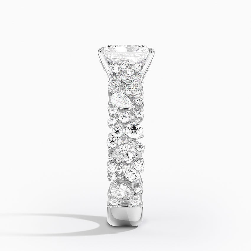 2.00 Karat Radiant Kesim Özel Tasarım Tektaş Laboratuvar Pırlanta Yüzük - Cannes