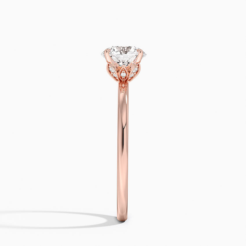 1.60 Carat Princess Halo Design Solitaire Lab Diamond Ring 18K - Florina