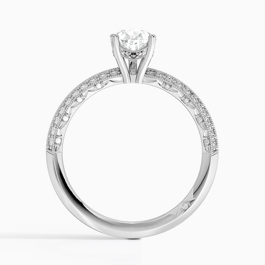 1.50 Damla Kesim Yarım Tur Tasarım Tektaş Laboratuvar Pırlanta Yüzük - Selara