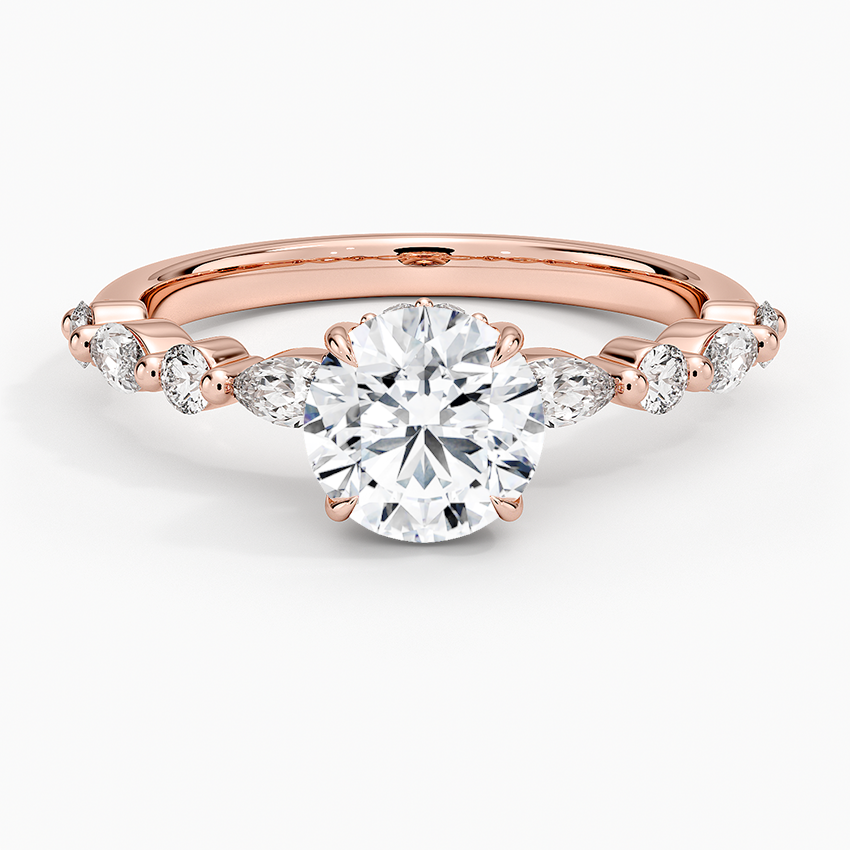 1.60 Carat Princess Halo Design Solitaire Lab Diamond Ring 18K - Florina
