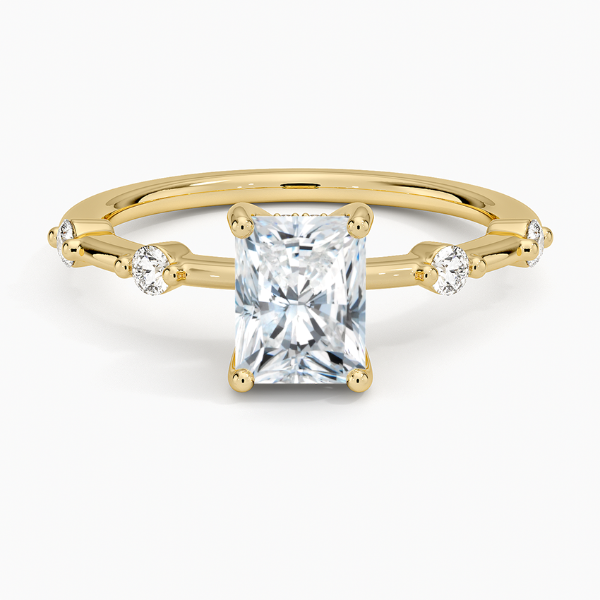 1.20 Radiant Kesim Hidden Halo Tasarım Tektaş Laboratuvar Pırlanta Yüzük - Zelora