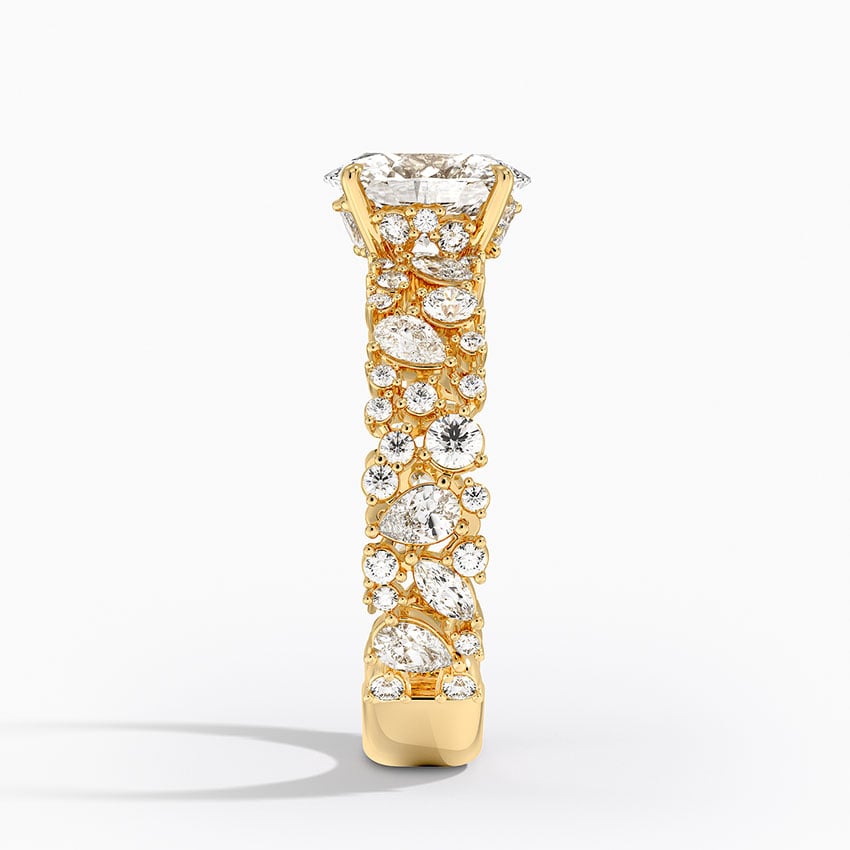 2.00 Karat Oval Kesim Özel Tasarım Tektaş Laboratuvar Pırlanta Yüzük - Cannes