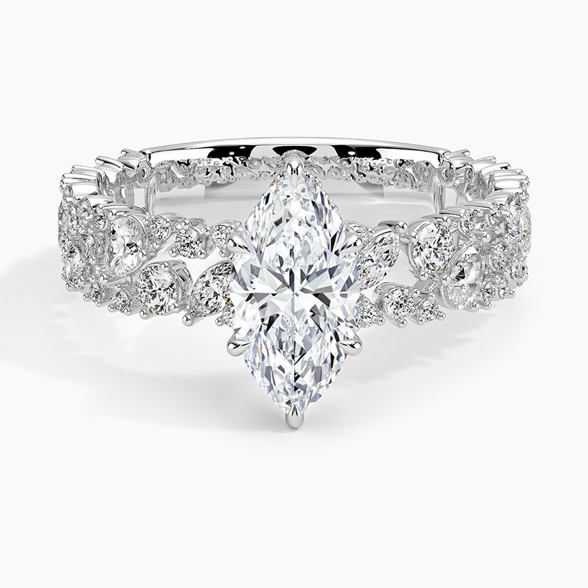 2.00 Marquise Kesim Özel Tasarım Tektaş Laboratuvar Pırlanta Yüzük - Aylora