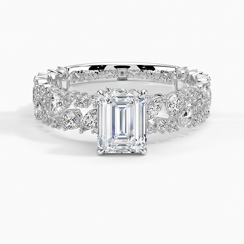 2.00 Emerald Kesim Özel Tasarım Tektaş Laboratuvar Pırlanta Yüzük - Aylora