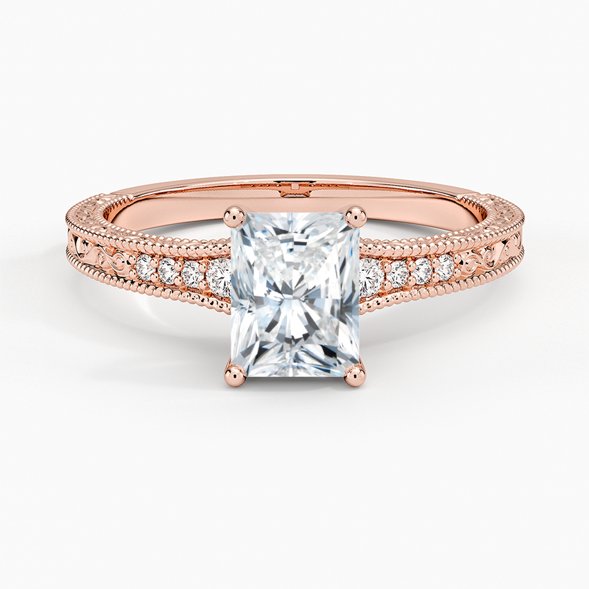 1.60 Carat Princess Halo Design Solitaire Lab Diamond Ring 18K - Florina