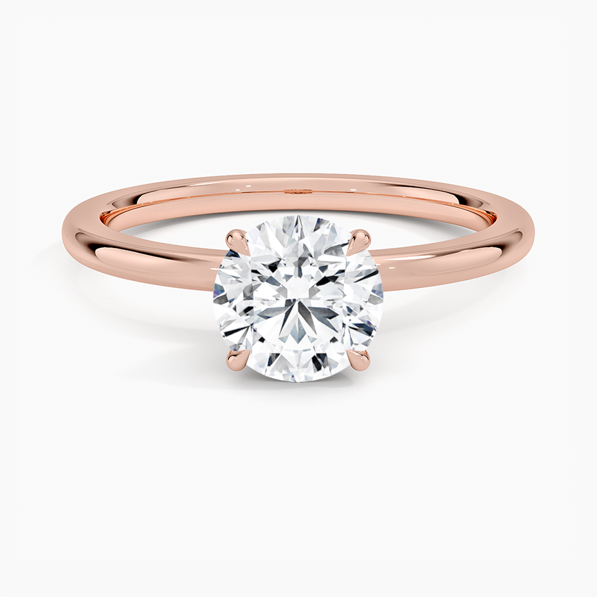 1.60 Carat Princess Halo Design Solitaire Lab Diamond Ring 18K - Florina