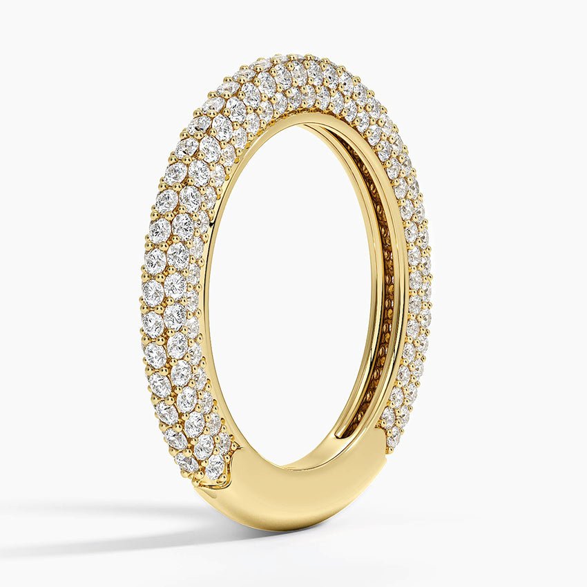 Tam Tur 1,50 Karat Yuvarlak Kesim Laboratuvar Pırlanta Yüzük 18K - Bold Diamonds