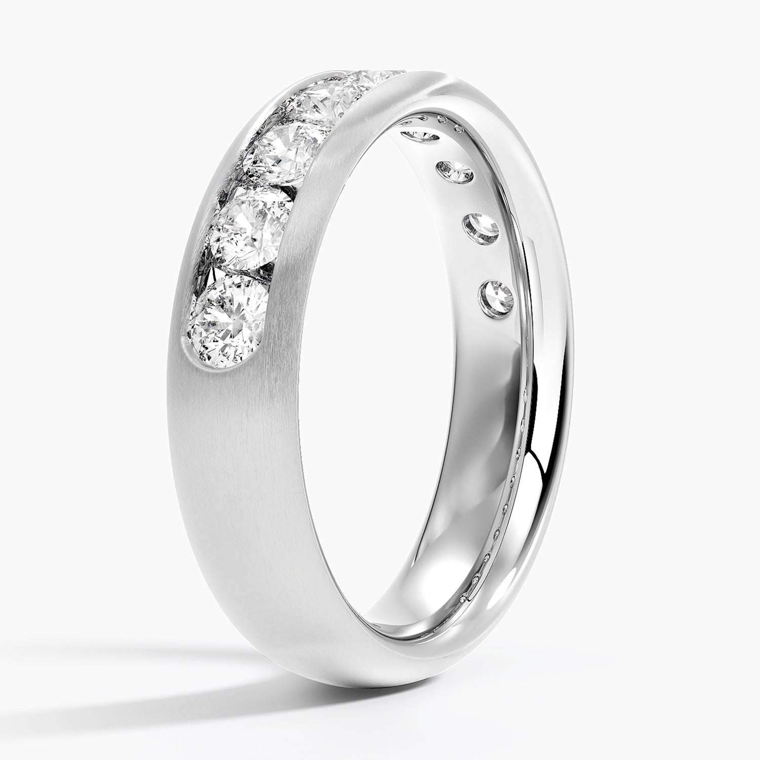 Yarım Tur 1,50 Karat Yuvarlak Kesim Laboratuvar Pırlanta Yüzük 18K - Bold Diamonds