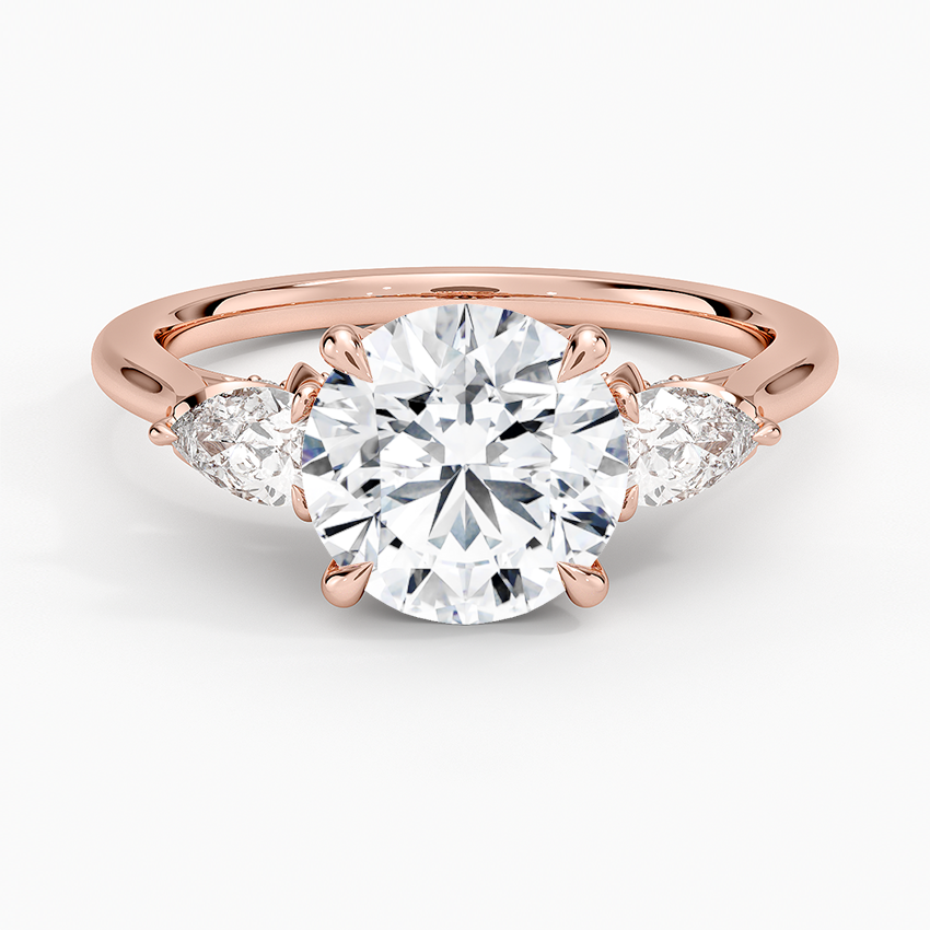 1.60 Carat Princess Halo Design Solitaire Lab Diamond Ring 18K - Florina