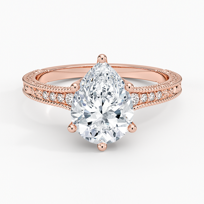 2.15 Damla Kesim Hidden Halo Tasarım Tektaş Laboratuvar Pırlanta Yüzük - Silora