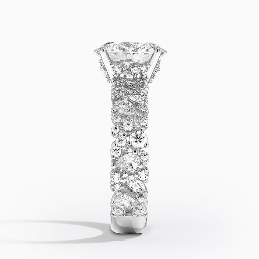 3.00 Karat Oval Kesim Özel Tasarım Tektaş Laboratuvar Pırlanta Yüzük - Cannes