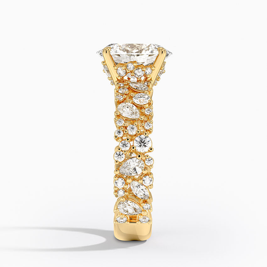 3.00 Karat Oval Kesim Özel Tasarım Tektaş Laboratuvar Pırlanta Yüzük - Cannes