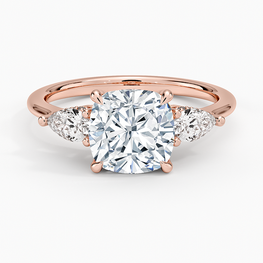 2.50 Cushion Kesim Hidden Halo Tasarım Tektaş Laboratuvar Pırlanta Yüzük - Nilora