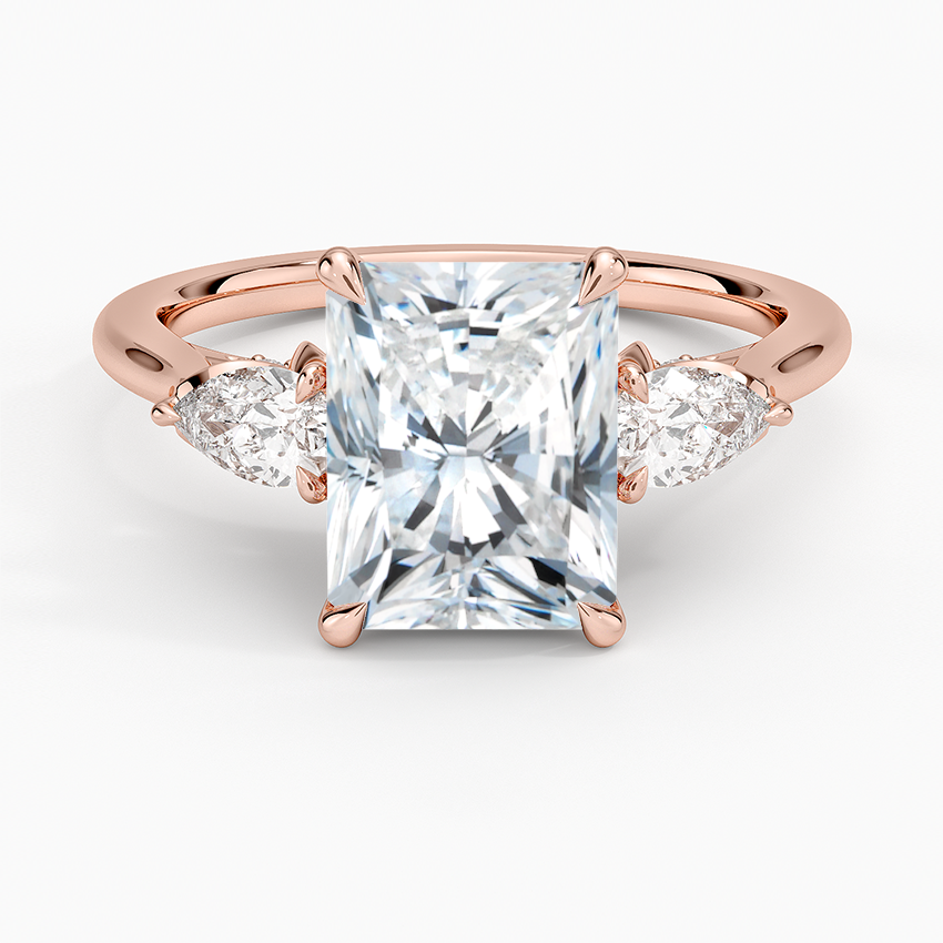 1.60 Carat Princess Halo Design Solitaire Lab Diamond Ring 18K - Florina