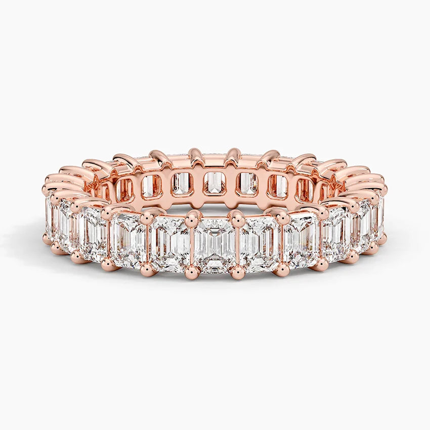 Tam Tur 3,00 Karat Baget Kesim Laboratuvar Pırlanta Yüzük 18K - Bold Diamonds