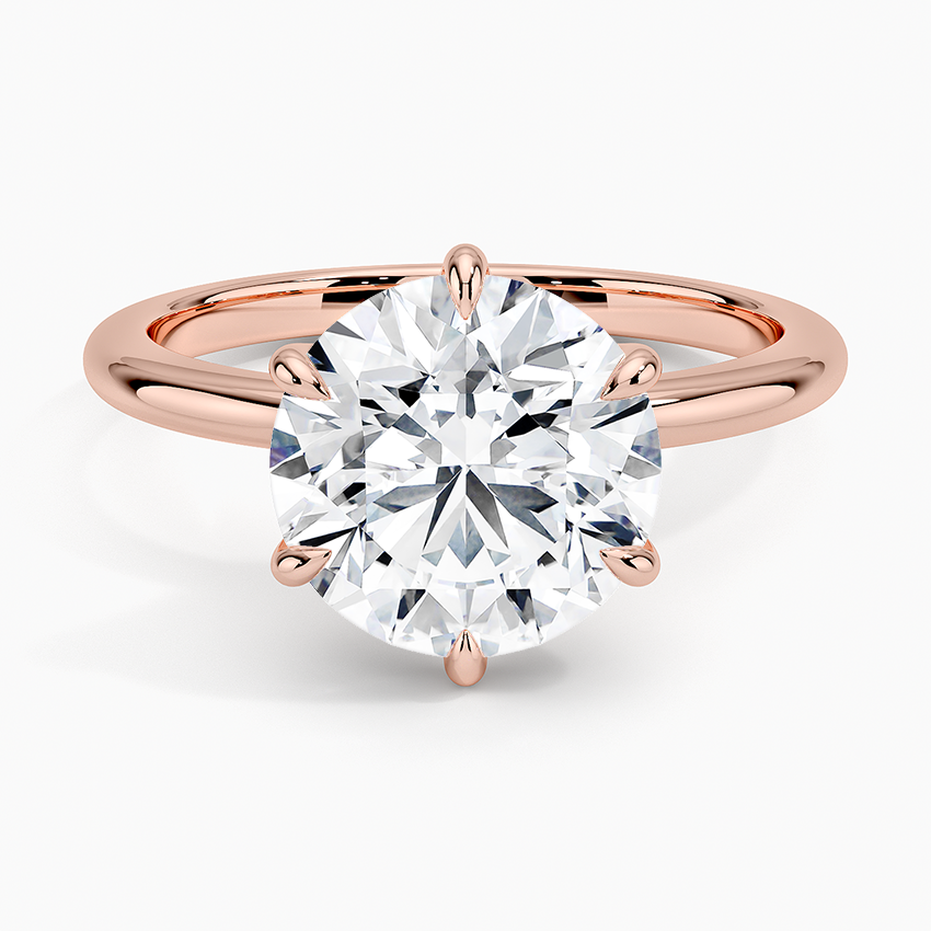 3.10 Hidden Halo Tasarım Tektaş Laboratuvar Pırlanta Yüzük - Eylora