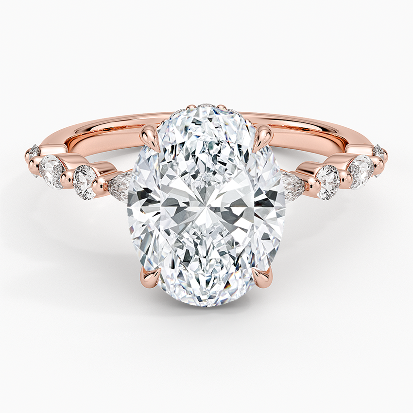 1.60 Carat Princess Halo Design Solitaire Lab Diamond Ring 18K - Florina