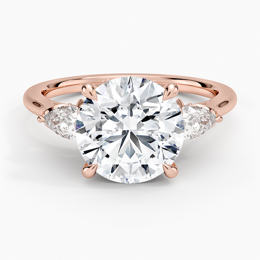 1.60 Carat Princess Halo Design Solitaire Lab Diamond Ring 18K - Florina