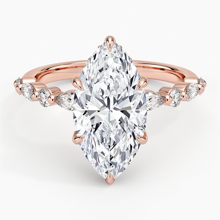 1.60 Carat Princess Halo Design Solitaire Lab Diamond Ring 18K - Florina