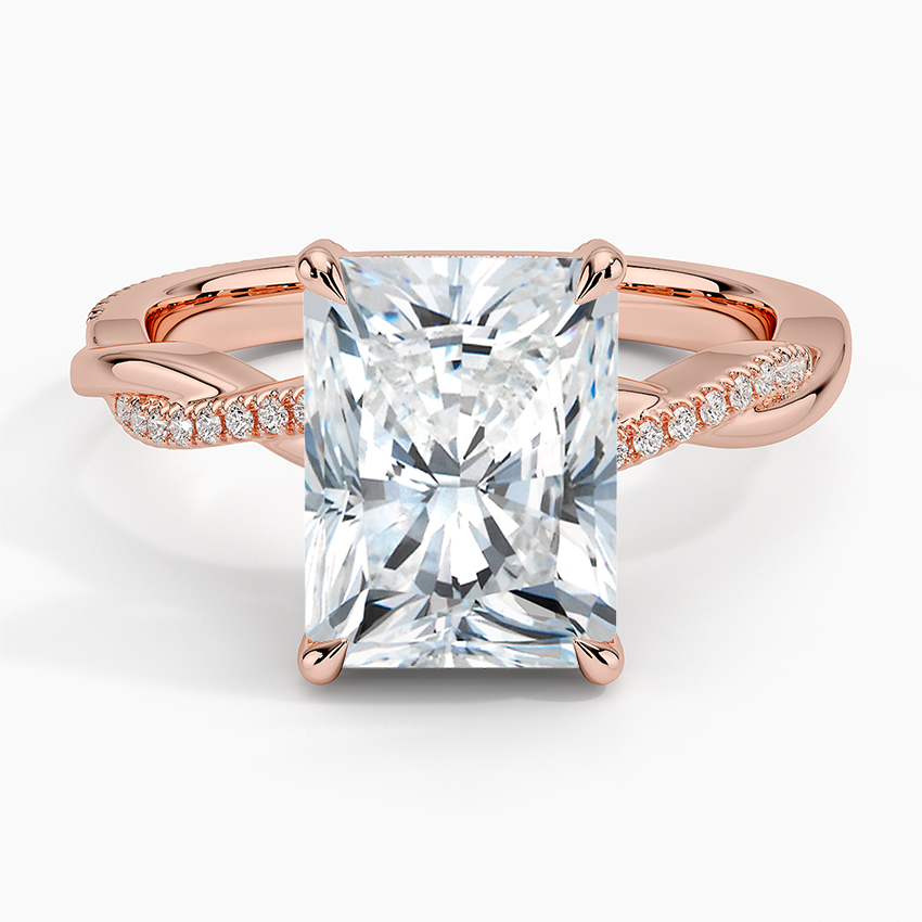 1.60 Carat Princess Halo Design Solitaire Lab Diamond Ring 18K - Florina