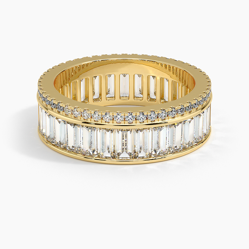 Alyans 0,50 Karat Yuvarlak Kesim Laboratuvar Pırlanta Yüzük 18K - Bold Diamonds