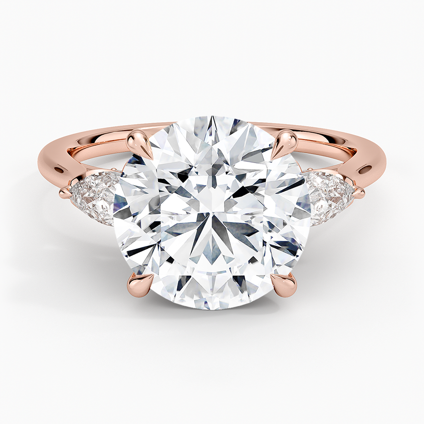 1.60 Carat Princess Halo Design Solitaire Lab Diamond Ring 18K - Florina