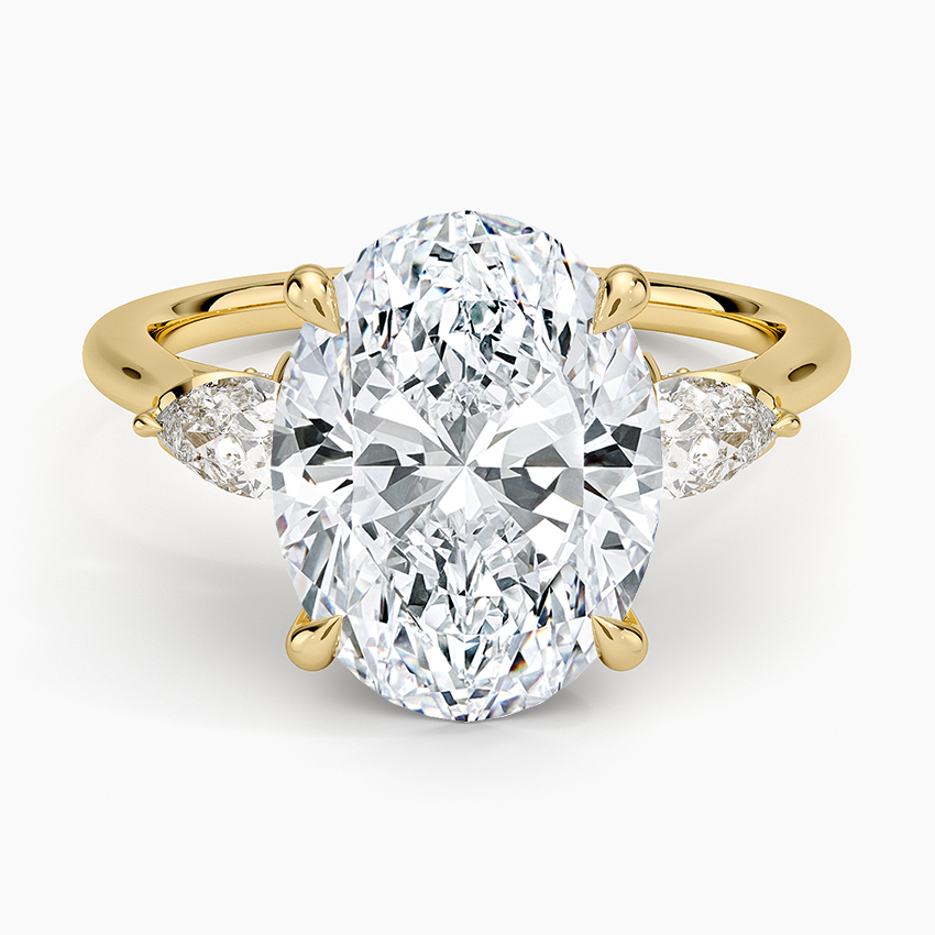 1.60 Carat Princess Halo Design Solitaire Lab Diamond Ring 18K - Florina