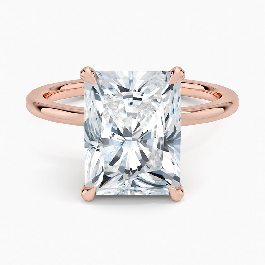 1.60 Carat Princess Halo Design Solitaire Lab Diamond Ring 18K - Florina